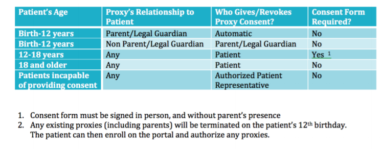 Adolescent Portal Access Image
